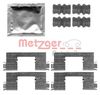 Комплектующие, колодки дискового тормоза METZGER 109-1798 (Z 1798)