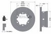 Brzdový kotouč 52169NC