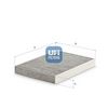 Фильтр салона UFI 54.516.00