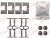 Комплектуючі, колодки дискового гальма QUICK BRAKE 109-1863