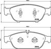 Комплект гальмівних колодок, дискове гальмо BREMBO P 50 106