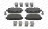 Комплект гальмівних колодок, дискове гальмо FERODO FDB5049 (22844, 22845, 22846)