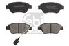Sada brzdových destiček, kotoučová brzda 16555