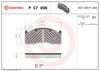 BREMBO Brake Pad Set, disc brake P C7 006