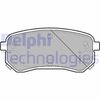 Комплект гальмівних колодок, дискове гальмо DELPHI LP1976