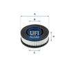 Фильтр, система вентиляции картера UFI 27.689.00