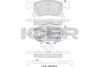 Комплект тормозных колодок, дисковый тормоз ICER 182246 (22342, 22343, D2171-9416)