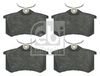 Sada brzdových destiček, kotoučová brzda 16148