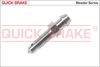 Болт повітряного клапана / вентиль, колісний гальм. циліндр QUICK BRAKE 0033