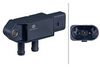 HELLA Sensor, exhaust pressure 6PP 358 392-281