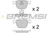 Комплект тормозных колодок, дисковый тормоз BREMSI BP3115 (23308, 23309, 23310, 23412, 23730, 23731, 23884, 23886, 24494, D919-7820, SPB115)