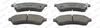 Комплект гальмівних колодок, дискове гальмо FERODO FDB4305 (24744, 24745, 24746)