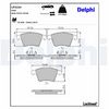 Sada brzdových destiček, kotoučová brzda LP2224