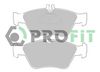 Комплект гальмівних колодок, дискове гальмо PROFIT 5000-1049 C