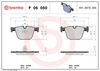 Комплект тормозных колодок, дисковый тормоз BREMBO P 06 050 (24495, 24458, D919 7820)