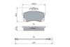 Bosch Brake Pad Set, disc brake 0 986 424 928