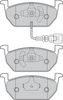 комплект спирачно феродо, дискови спирачки