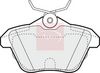 APEC Brake Pad Set, disc brake PAD1052