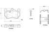 BREMBO Brake Pad Set, disc brake P 85 070X