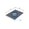 Filtr, vzduch v interiéru 54.295.00