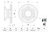 Bosch Brake Disc 0 986 479 E47 (0986479E47)