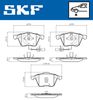 комплект спирачно феродо, дискови спирачки