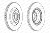 Ferodo Brake Disc DDF1572C-1