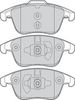 комплект спирачно феродо, дискови спирачки