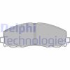 Комплект гальмівних колодок, дискове гальмо DELPHI LP2694 (25378, 25379, D1589-8800)