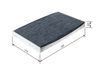 BOSCH Filter, cabin air 1 987 435 591