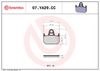 BREMBO Brake Pad Set, disc brake 07YA29CC
