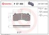 BREMBO Brake Pad Set, disc brake P C7 004