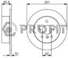 Гальмівний диск PROFIT 5010-2028