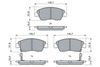 Bosch Brake Pad Set, disc brake 0 986 461 759