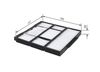 BOSCH Filter, cabin air 1 987 432 155