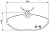 BREMBO Brake Pad Set, disc brake P 36 015
