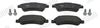 Комплект тормозных колодок, дисковый тормоз JURID 573274J (24465)