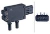HELLA Sensor, exhaust pressure 6PP 358 392-371