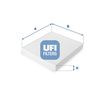 Фільтр салону UFI 53.150.00