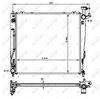 Радіатор охолодження двигуна NRF 59201
