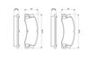 Bosch Brake Pad Set, disc brake 0 986 424 383
