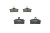 Комплект гальмівних колодок, дискове гальмо BOSCH 0 986 424 274 (BP134, 21418, 90R-010/717)