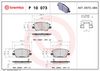 BREMBO Brake Pad Set, disc brake P 10 073