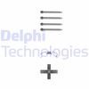 Комплектуючі, колодки дискового гальма DELPHI LX0263
