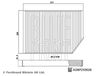 BLUE PRINT Filter, cabin air ADBP250028