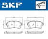 комплект спирачно феродо, дискови спирачки