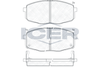 Комплект гальмівних колодок, дискове гальмо ICER 181540 (22052, 22053, 22054, 23966, 23987, 23988, D1397-8505)