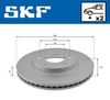 SKF Brake Disc VKBD 80323 V2
