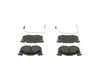 комплект спирачно феродо, дискови спирачки