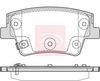 APEC Brake Pad Set, disc brake PAD2387